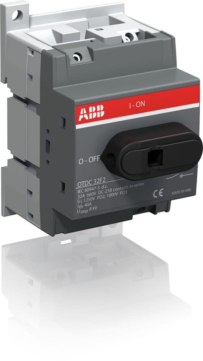 ABB OTDC32F2 DC Schakelaar Ontkoppelaar 32A 660V 2P - 1SCA121456R1001