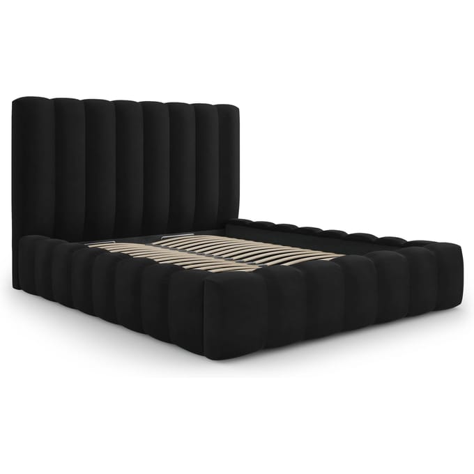Bed frame Gina velvet met opbergruimte | Milo Casa