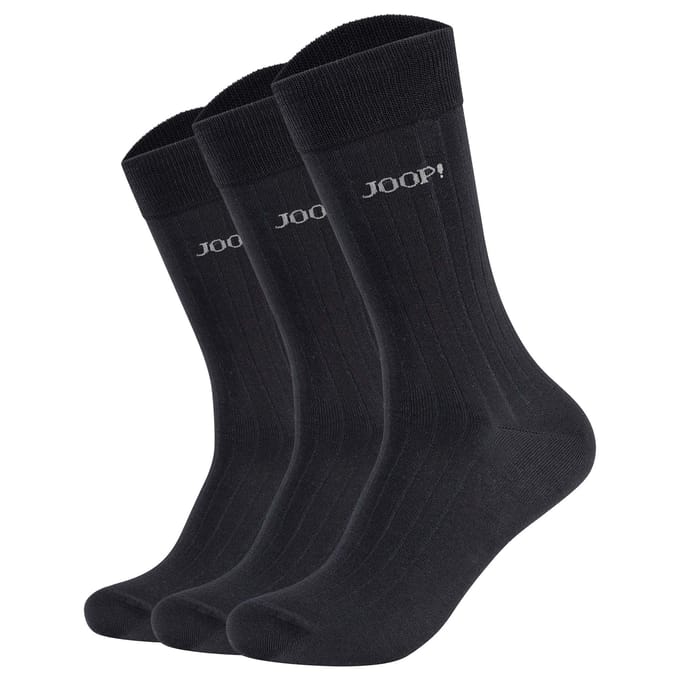 JOOP! Sokken Premium Essential Mercerised Socks 3P Set van 3