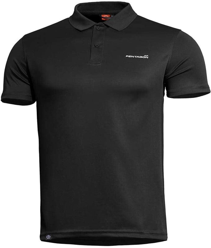 Pentagon Anassa Korte Mouw Poloshirt Zwart 4XL Man