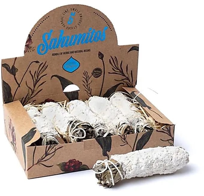 Sagrada Madre Sahumitos Smudge Witte Yagra Per 5 In Displaydoos - 18x4x12cm - 18x4x12cm