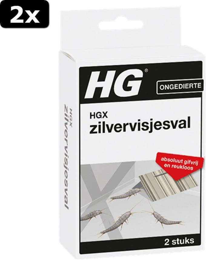 2x HG Zilvervisjesval 2 Stuks