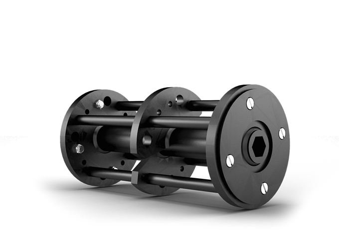 Drum 265 shafts 16mm complete