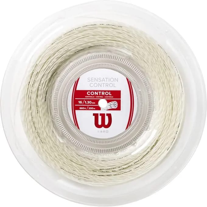 Wilson Sensation Control Rol Snaren 200m-Natuurlijke Kleuren