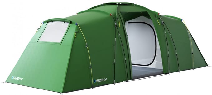Husky Boston 6 Dural - familie tent - 6 persoons - Groen