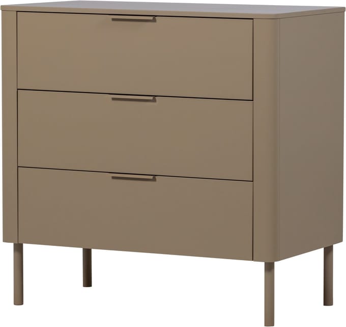 WOOOD Gunnar Ladekast - Grenen - Mud - 93x94x52
