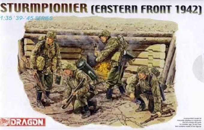 Dragon Modelbouwpakket Militaire voertuigen - 6146 Sturmpionier - Eastern Front 1942 Plastic - 1:35 - Modelbouw