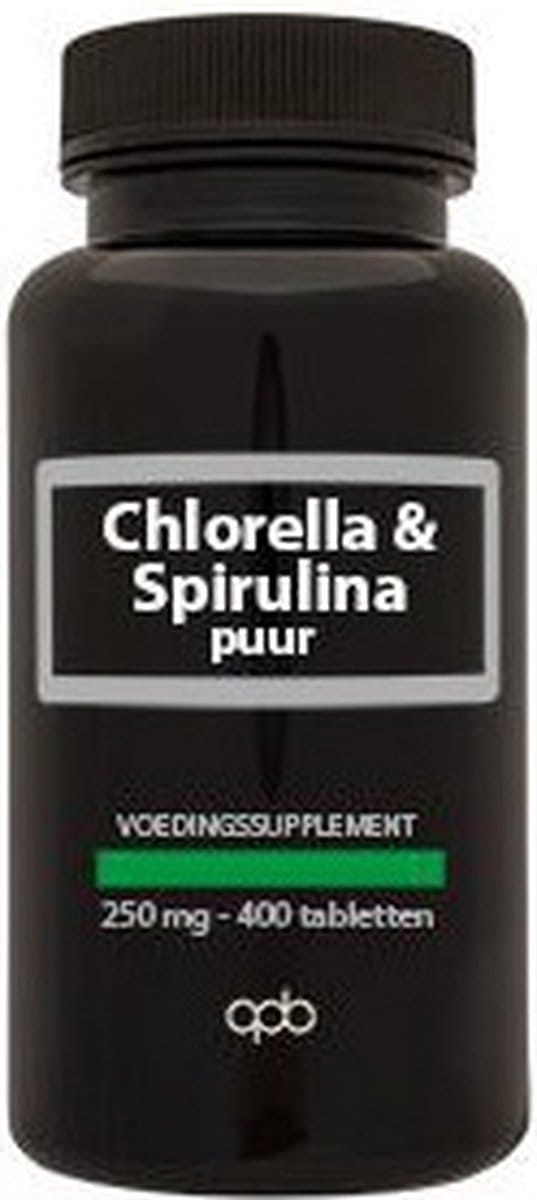 APB Holland Chlorella & Spirulina extract puur 250mg 400 Tabletten