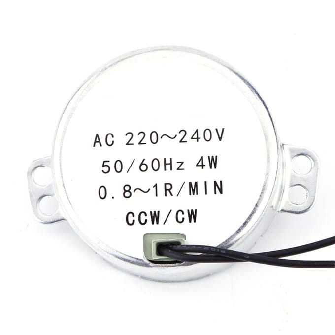 1 stuks 220240V AC Synchrone Motor Reductiemotor 4W CWCCW(810RPM)