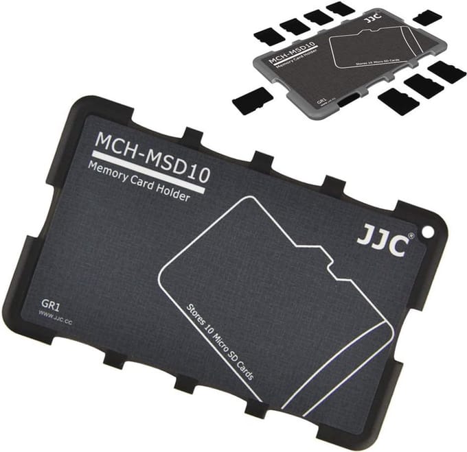 Lichtgewicht Micro SD-kaartgeval voor 10 geheugenkaarten