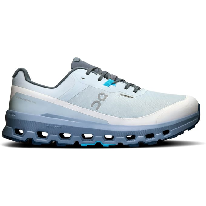 On Cloudvista 2 Waterproof Arctic | Chambray Maat: 45 | Hardloopschoenen Outlet | Heren | Blauw