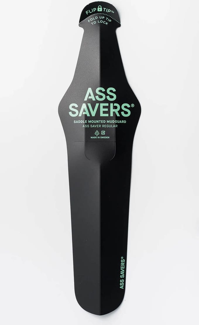 Ass Savers Saddle Regular - spatbord voor zadel - zwart
