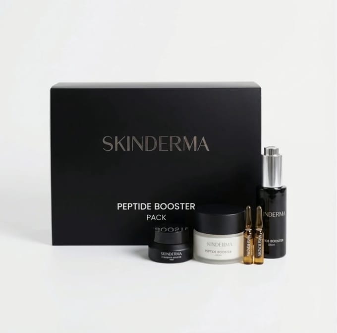 Skinderma Peptide Booster Pack / Anti-Aging Gezichtsverzorgingsset 8 stuks