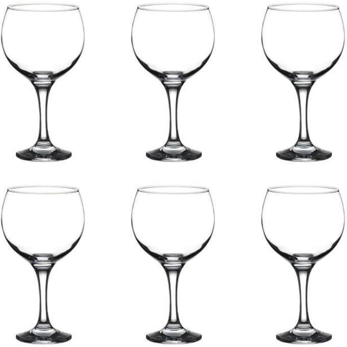 Cocktailglazen - Cubata - Set van 6 - Inhoud 630 ml - Glas - Ideaal voor uw drankjes