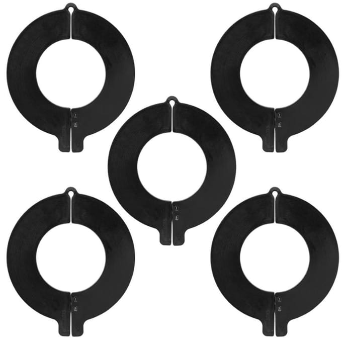 8 STKS 45 mm Emmerpen Shims Ringen 3 mm Dikte Hars voor Graafmachines Minishovels Laadmachines