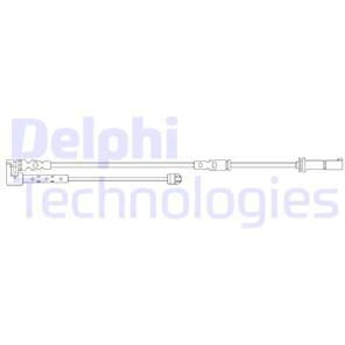 Waarschuwingscontact, remblokslijtage DELPHI LZ0275