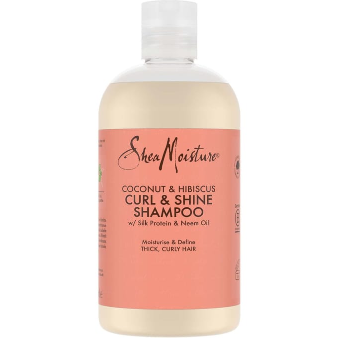 Shea Moisture Coconut &amp; Hibiscus Curl &amp; Shine Shampoo 384 ml