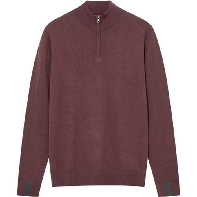 Mos Mosh 503342 283 mosmosh gallery mmgadam soft zip turtle neck knit huckleberry