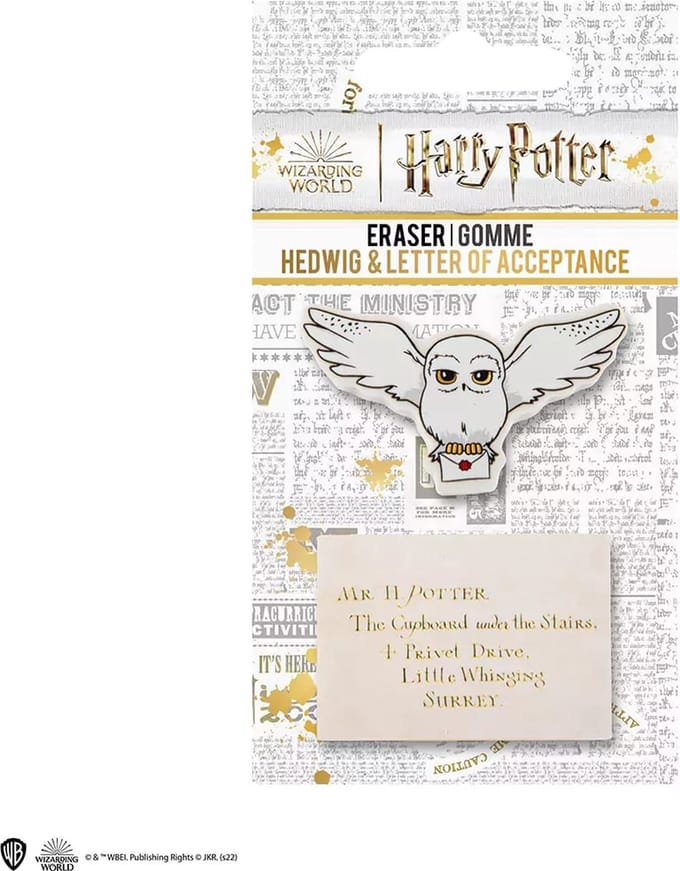 Hedwig & Hogwarts brief gummen set