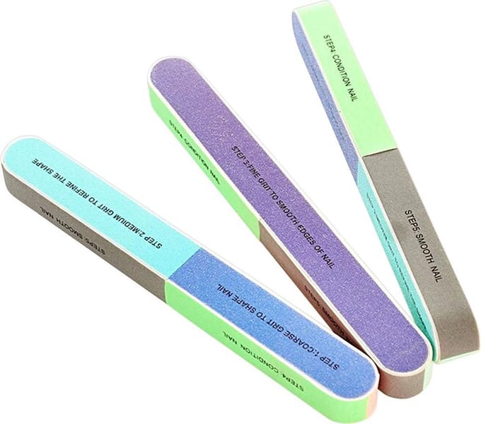 6-VOUDIGE NAGELVIJL (10STUK) - VIJL - NAGEL - MULTICOLOR - 10STUKS