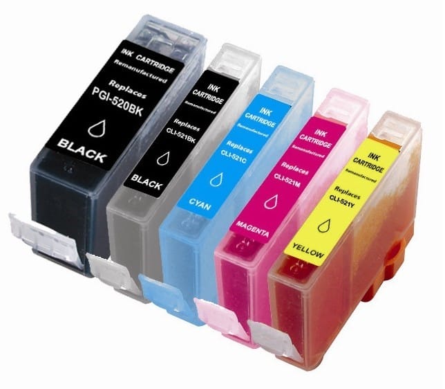 SecondLife - Multipack Canon 520 Black & 521 Serie