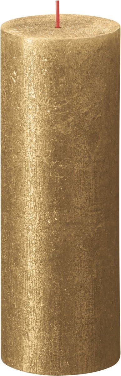 Bolsius Stompkaars Shimmer Gold - 19 cm / ø 7 cm