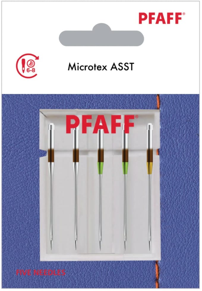 Pfaff Microtex MIX 60 / 70 / 80 (5 stuks) Naalden