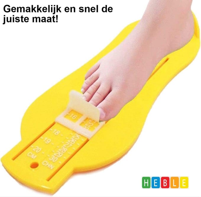 *** Voetmeter geschikt tot Schoenmaat 30 - Meten is Weten - van Heble® ***