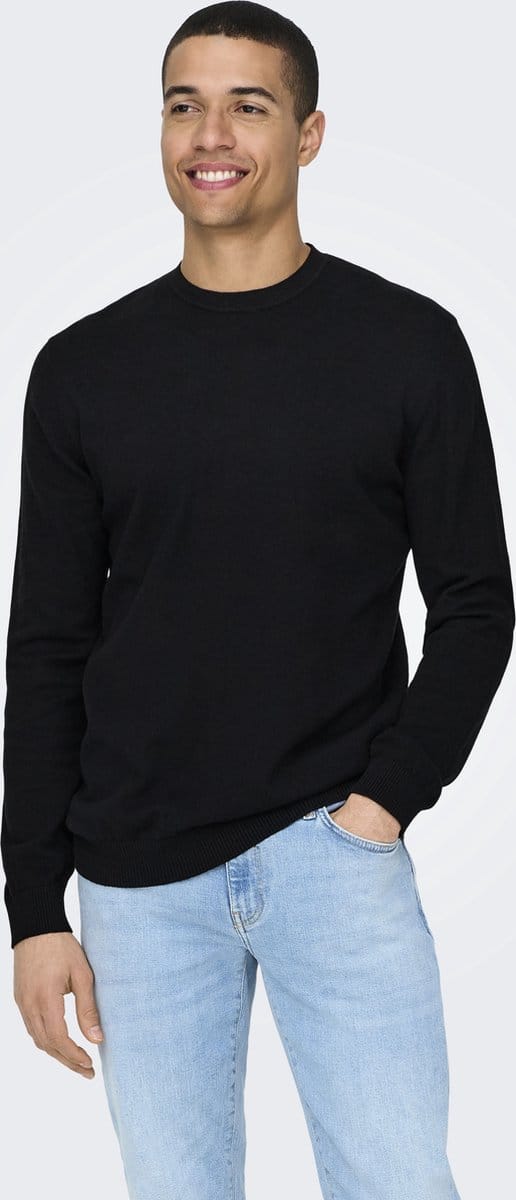 ONLY&SONS - ONSLOUI REG 12 MEL CREW KNIT NOOS - Heren - Gebreide truien