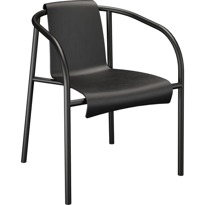 HOUE NAMI Outdoor Dining Armleunstoel - zwart