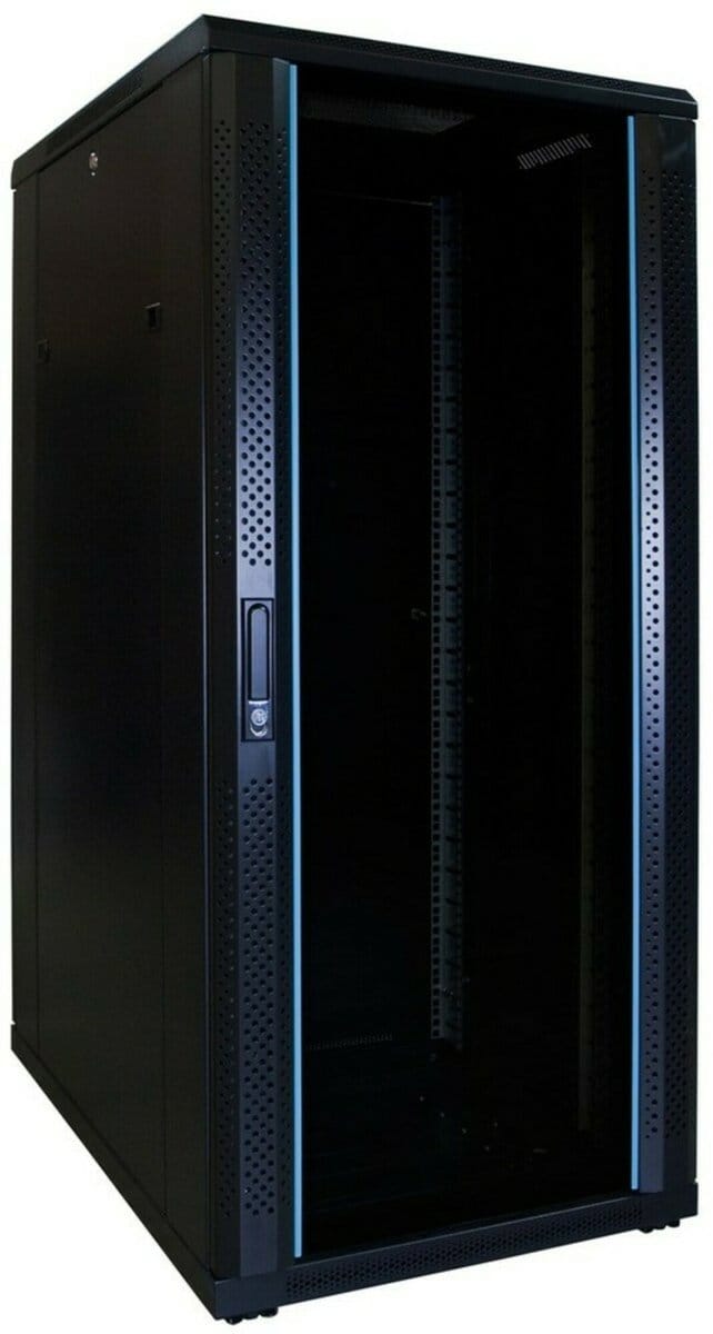 DSIT 27U serverkast met glazen deur 600x800x1400mm (BxDxH) - serverbehuizing - serverrack - 19 inch