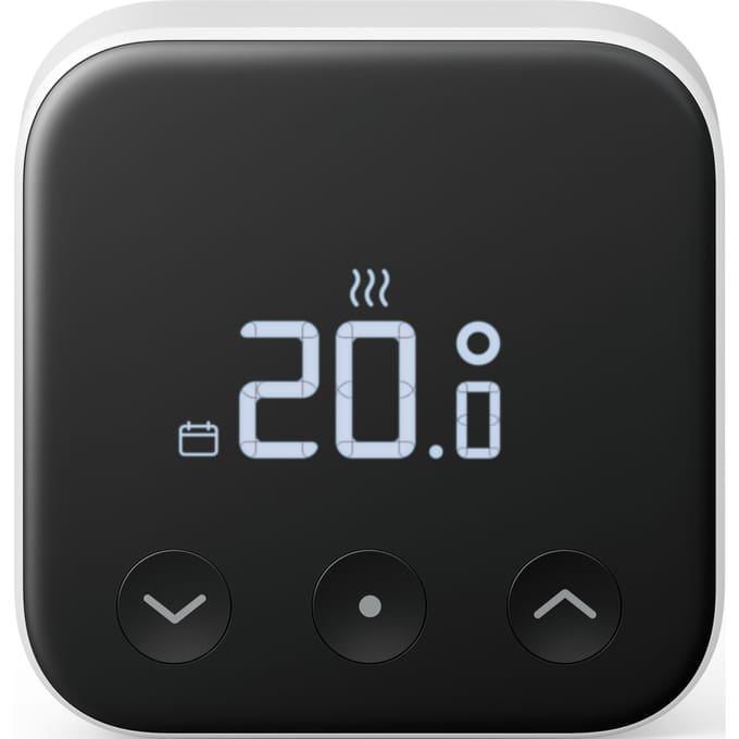 tado° Slimme Thermostaat X - Smart Thermostaat - werkt met Google Home, Alexa & Apple Homekit - Bedrade variant - Zwart/Wit
