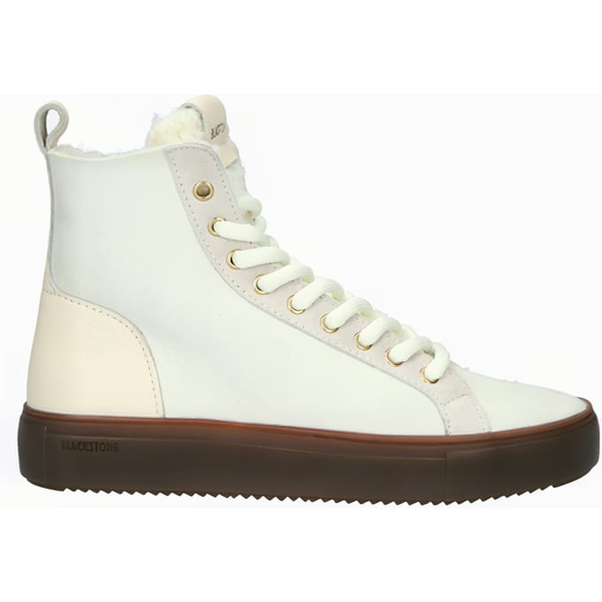 Blackstone - Akna - Yl55 Off White - Sneaker (high) Size: 38 | Sneakers Outlet | Dames | Wit