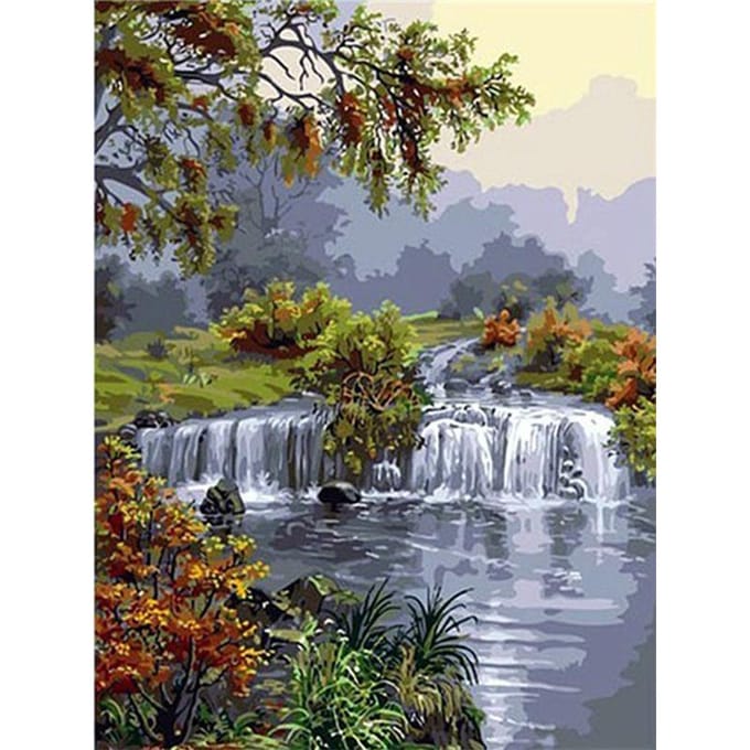 5D DIY Diamond Wall Art Schilderen Sticker Geschikt Foto Volledige Boor Kruissteek 20X30CM gray
