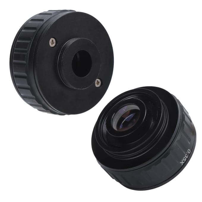 0.35X 38mm C-Mount Lensadapterbuis Microscoopaccessoire voor Trinoculaire Stereomicroscoop