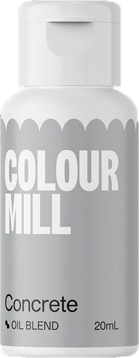 Colour Mill Oil Blend Voedingskleurstof op Oliebasis - Concrete - 20ml