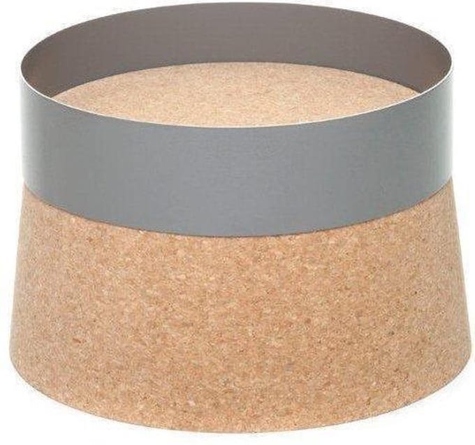 Materia Decoratief object Aro 1 Grey Centerpiece van kurk