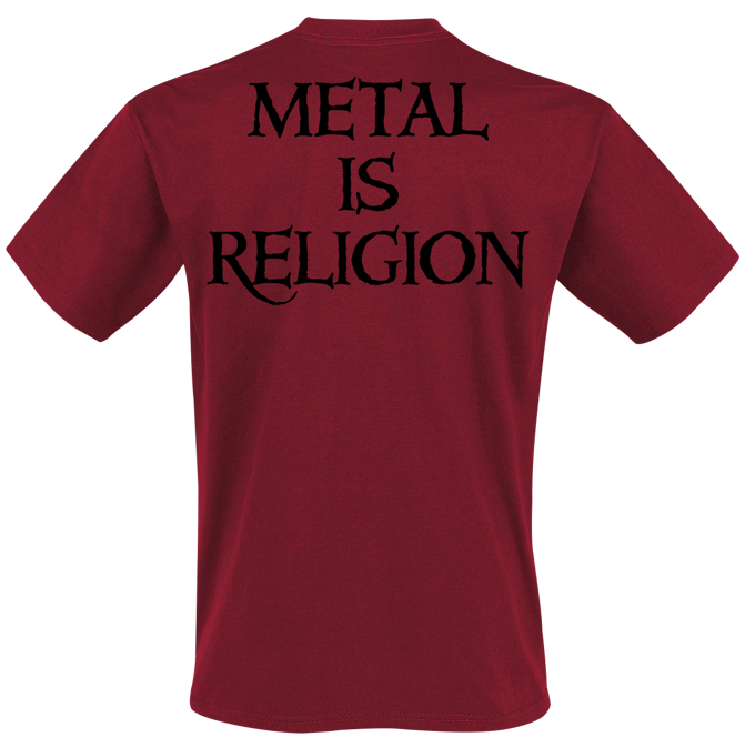Powerwolf T-shirt - Logo (red) - S tot L - voor Mannen - rood