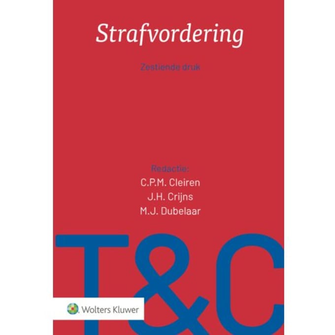 Strafvordering - Tekst & Commentaar