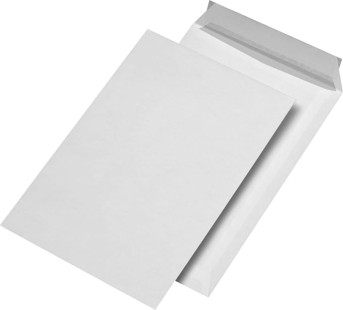 MAILmedia Correspondentie-envelop C5 - kleefstrook - geen venster - wit