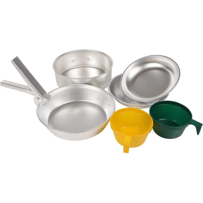 Compacte keuken set in staal met opbergzak Regatta