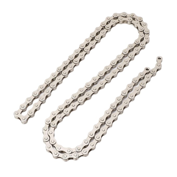 Fiets Single Speed Ketting Verstelbaar 114 Schakel Ketting Geschikt voor Single Speed Fietsen white