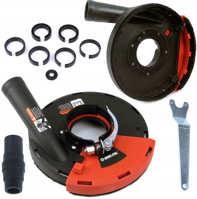 Afzuigkap voor haakse slijper 150 - 180 mm