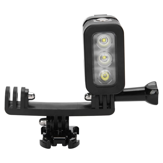 45M waterdichte LED-videoduikvullamp onder water voor GoPro HERO 4 Motion Camera gray
