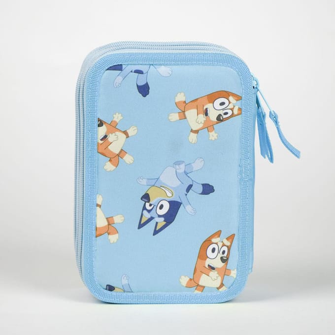 Bluey Etui met Inhoud Gevulde Etui Pennenzak - 44 Pieces
