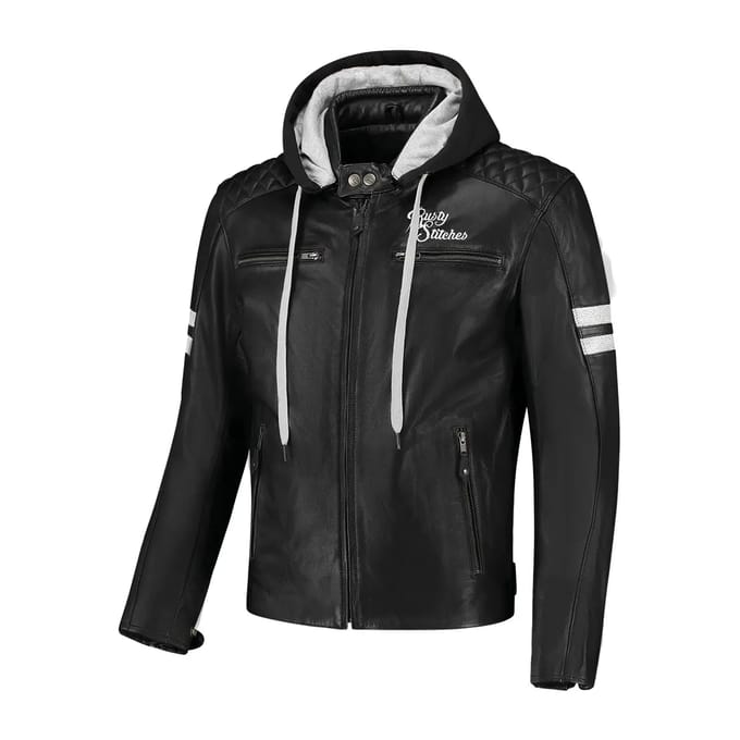 Motorjack met capuchon Rusty Stitches Super Jari V2