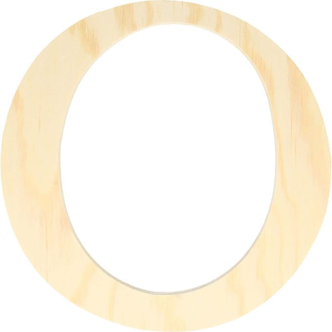 Artemio houten letter O 19 cm