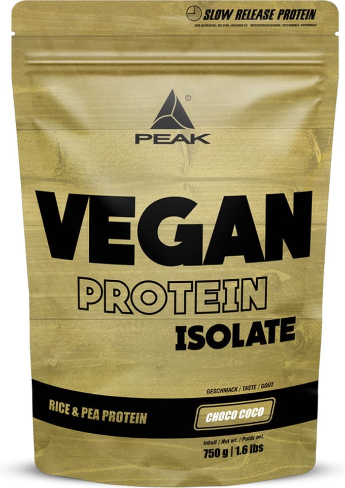 Peak Vegan Protein Isolate (750g) Choco Coco - Eiwitten - Veganistisch eiwit