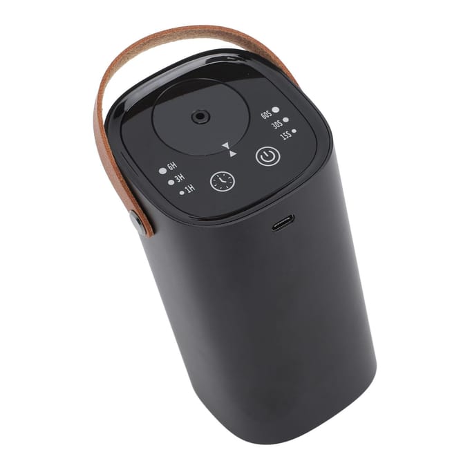 Draagbare Waterloze Aromatherapie Machine Intelligent Touchscreen USB Opladen Auto Automatisch gray