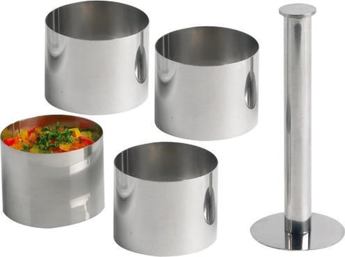 Cosy&Trendy Garneercirkel - Rond Met Voedselstamper - Ø 7 cm - Set-4